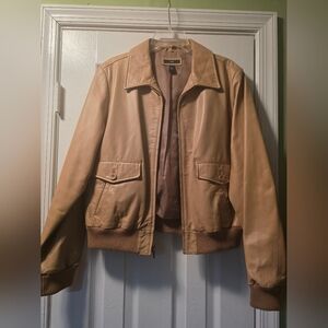GAP Light Brown Leather Jacket